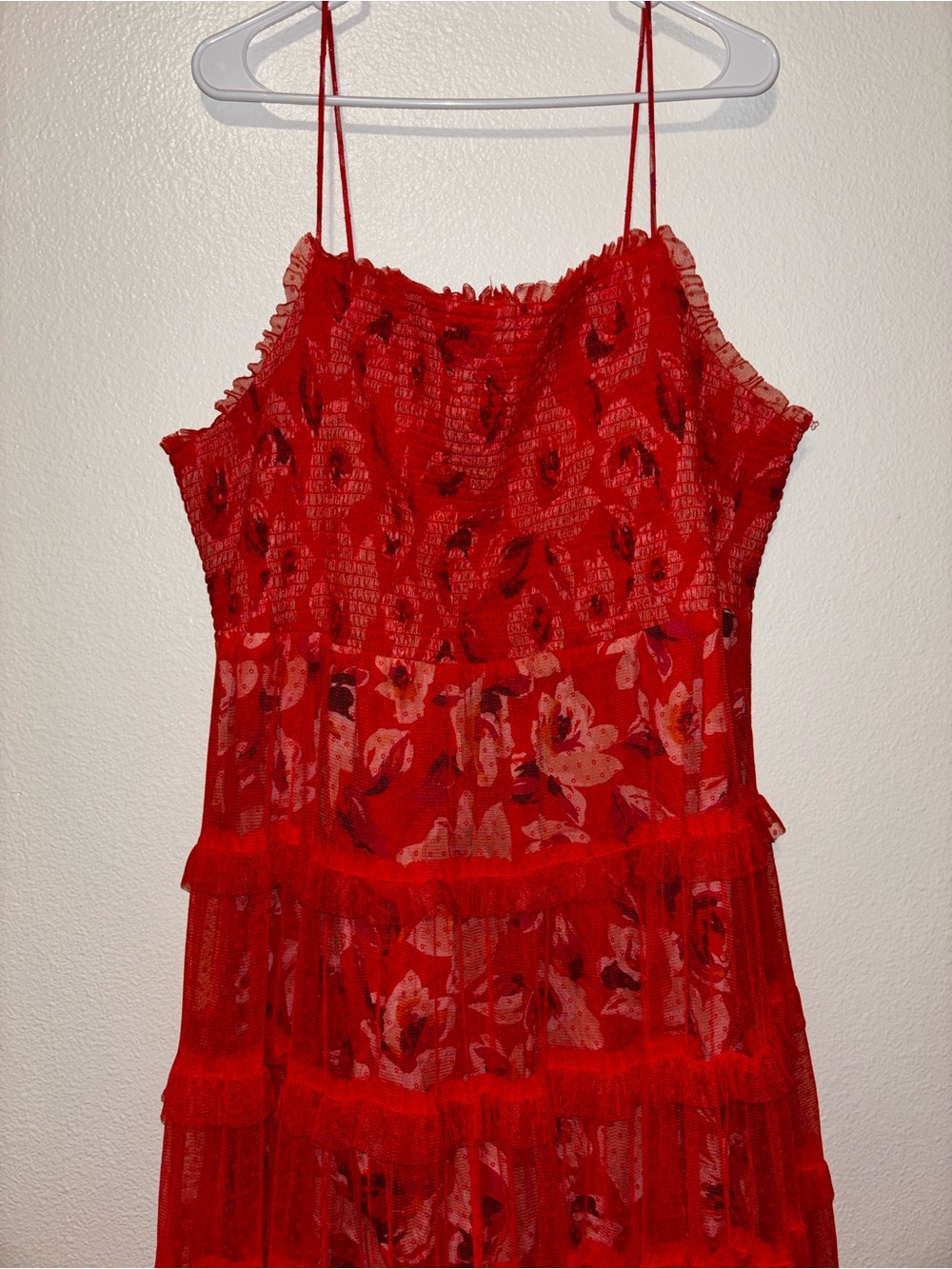 Anthropologie Tiered Tulle Maxi Dress 3X - Picture 6 of 9